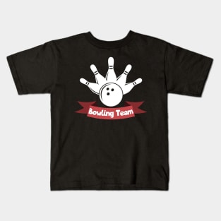 Bowling team Kids T-Shirt